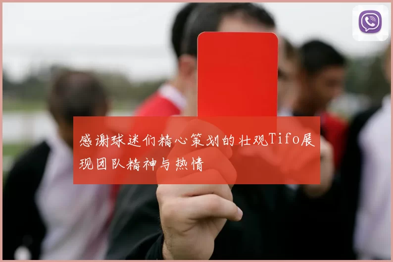 感谢球迷们精心策划的壮观Tifo展现团队精神与热情